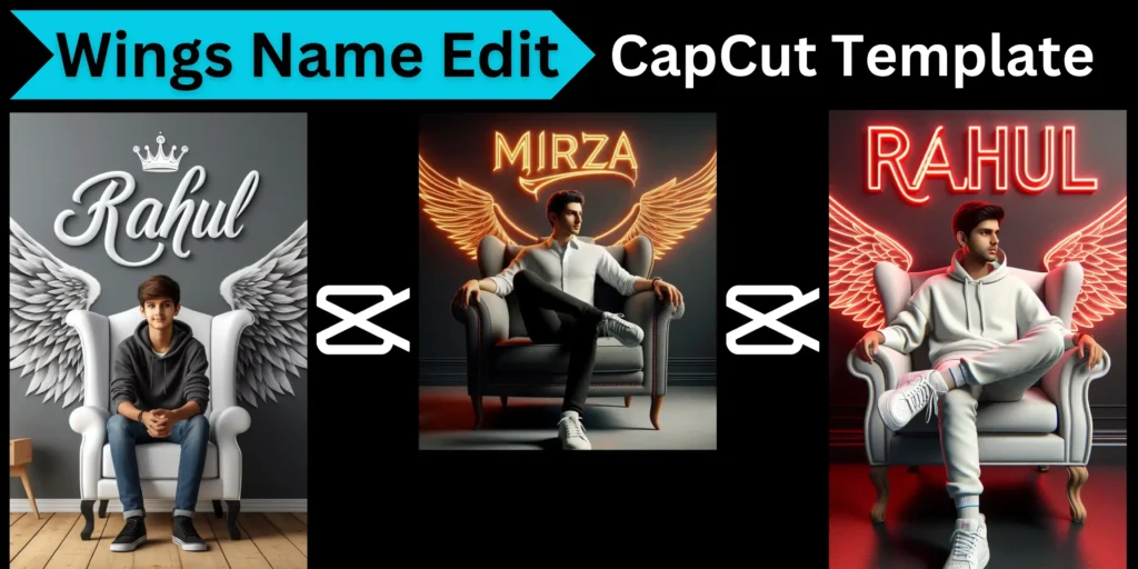 Wings Name Video Editing