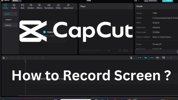 CapCut Screen Recorder Mac: Easy Setup & Usage Tips