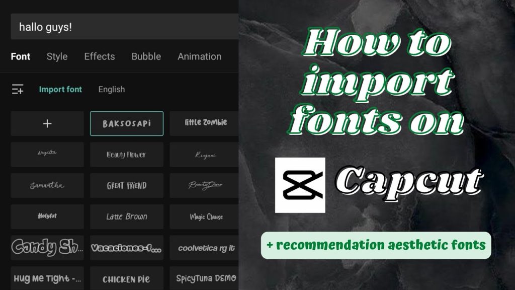 CapCut Fonts Guide: How to Choose the Perfect Text Style